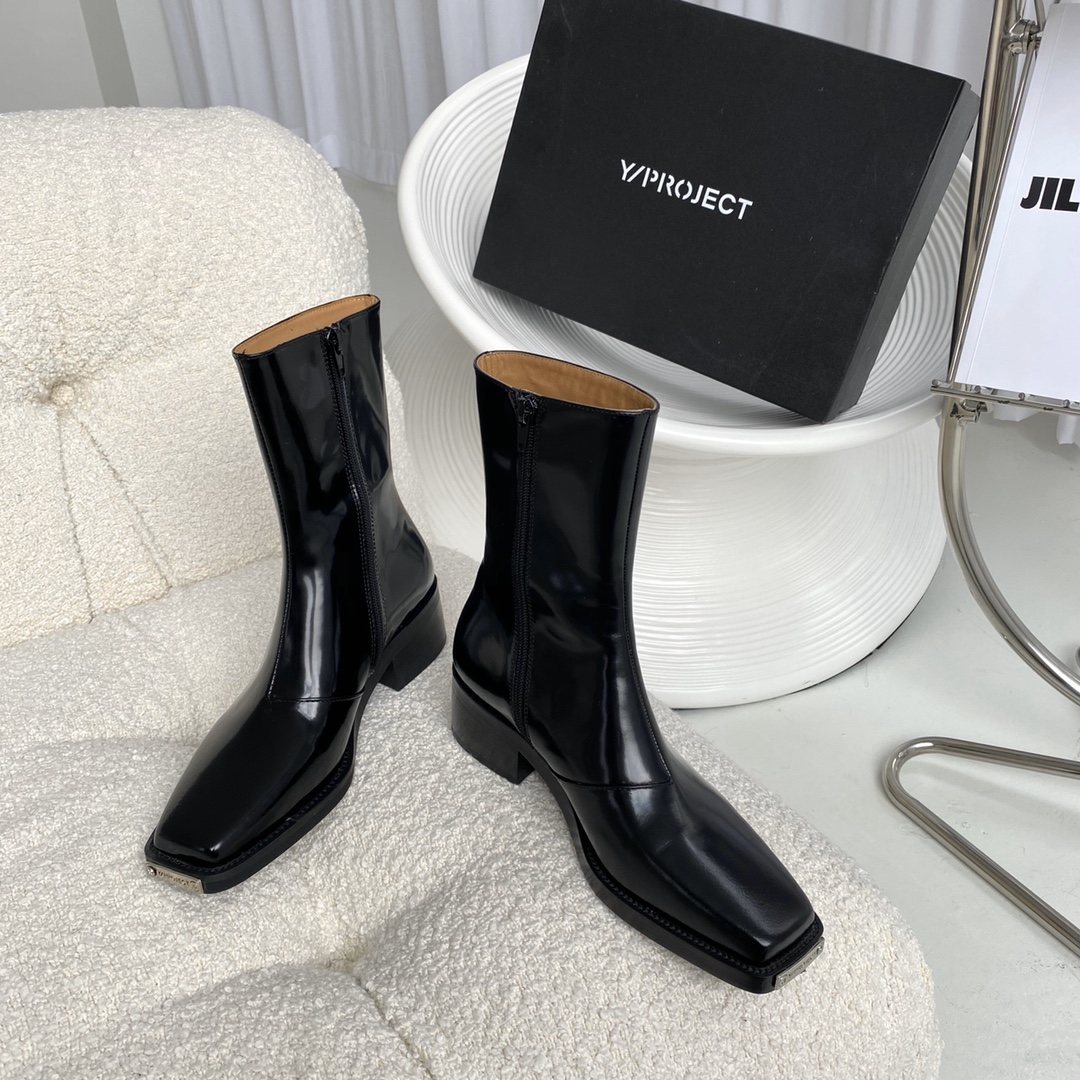 Y/Project private order washed denim import open beads two layer rubber outsole combination bottom