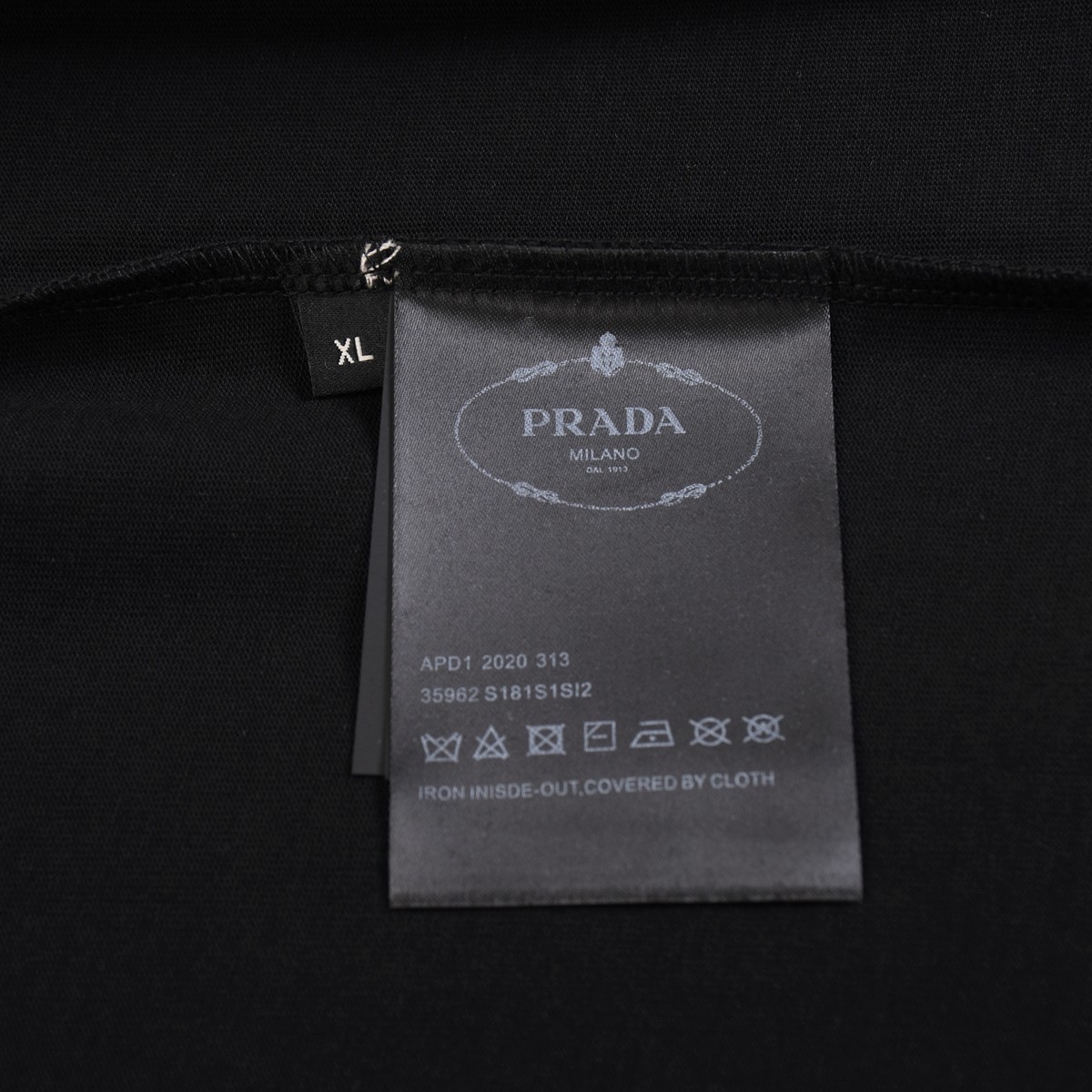 Prada new classic metal logo t-shirt spring summer 2024
