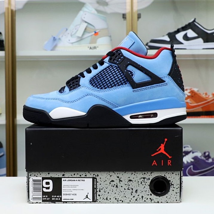 TRAVIS SCOTT X AIR JORDAN 4 RETRO CACTUS JACK FRIENDS & FAMILY
