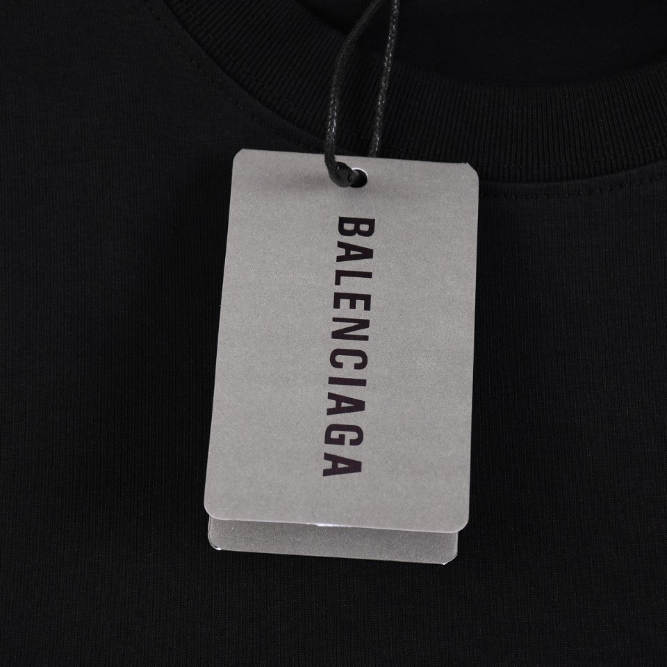 Balenciaga 24s embroidered fabric t-shirt