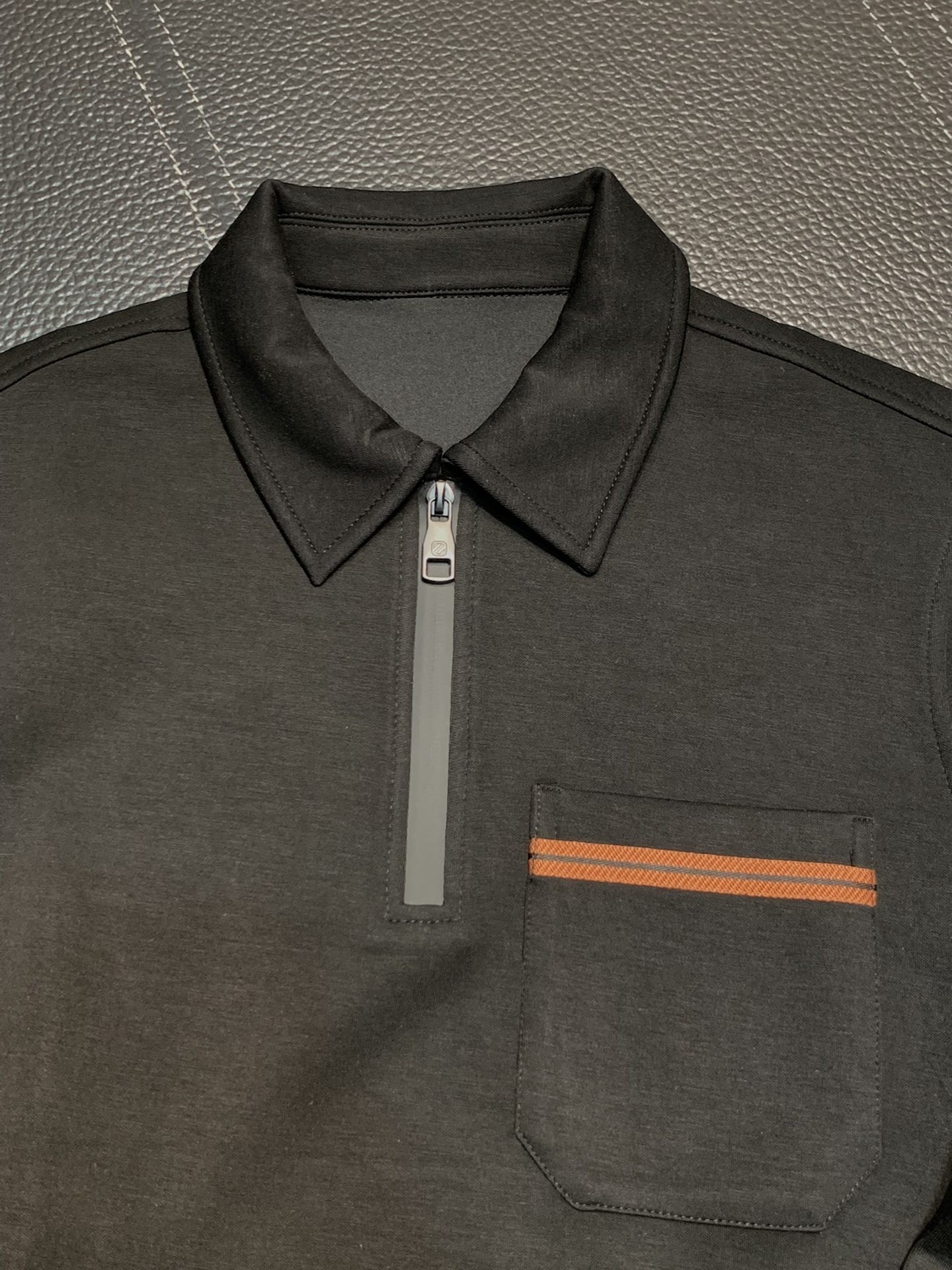 Zegna lapel casual sweatshirt