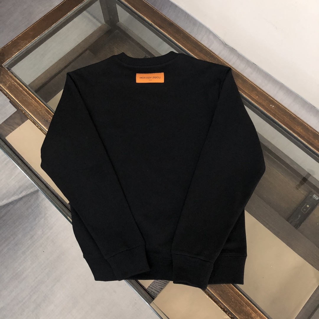 Louis Vuitton 2023 new autumn and winter couples style round neck sweatshirt