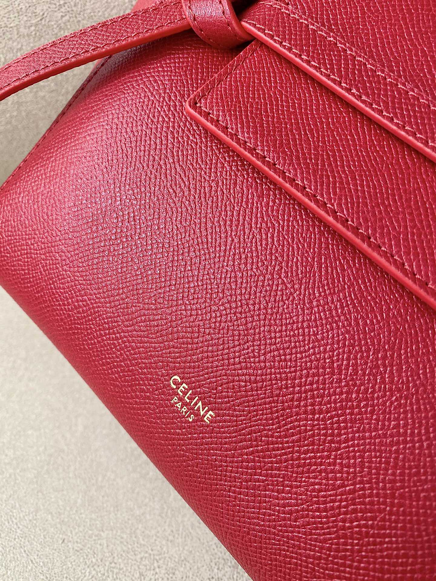 𝐂𝐞𝐥𝐢𝐧𝐞 Belt Bag Catfish Bag Small Grained Calfskin