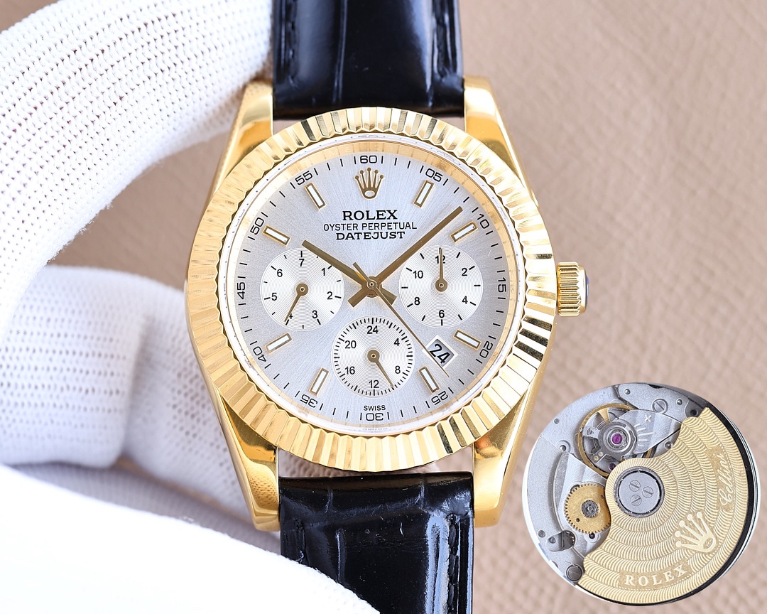 Rolex . The bezel adopts 48 Slovak diamonds