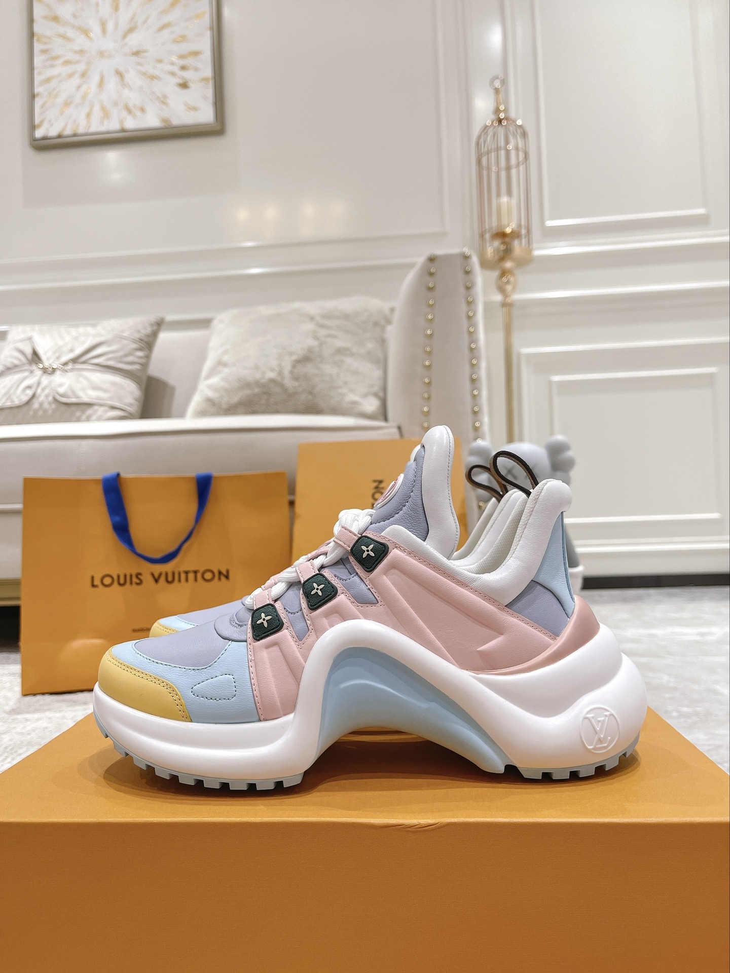 Louis Vuitton Archlight Donkey Brand Louis Vuitton Casual Sports Dad Shoes