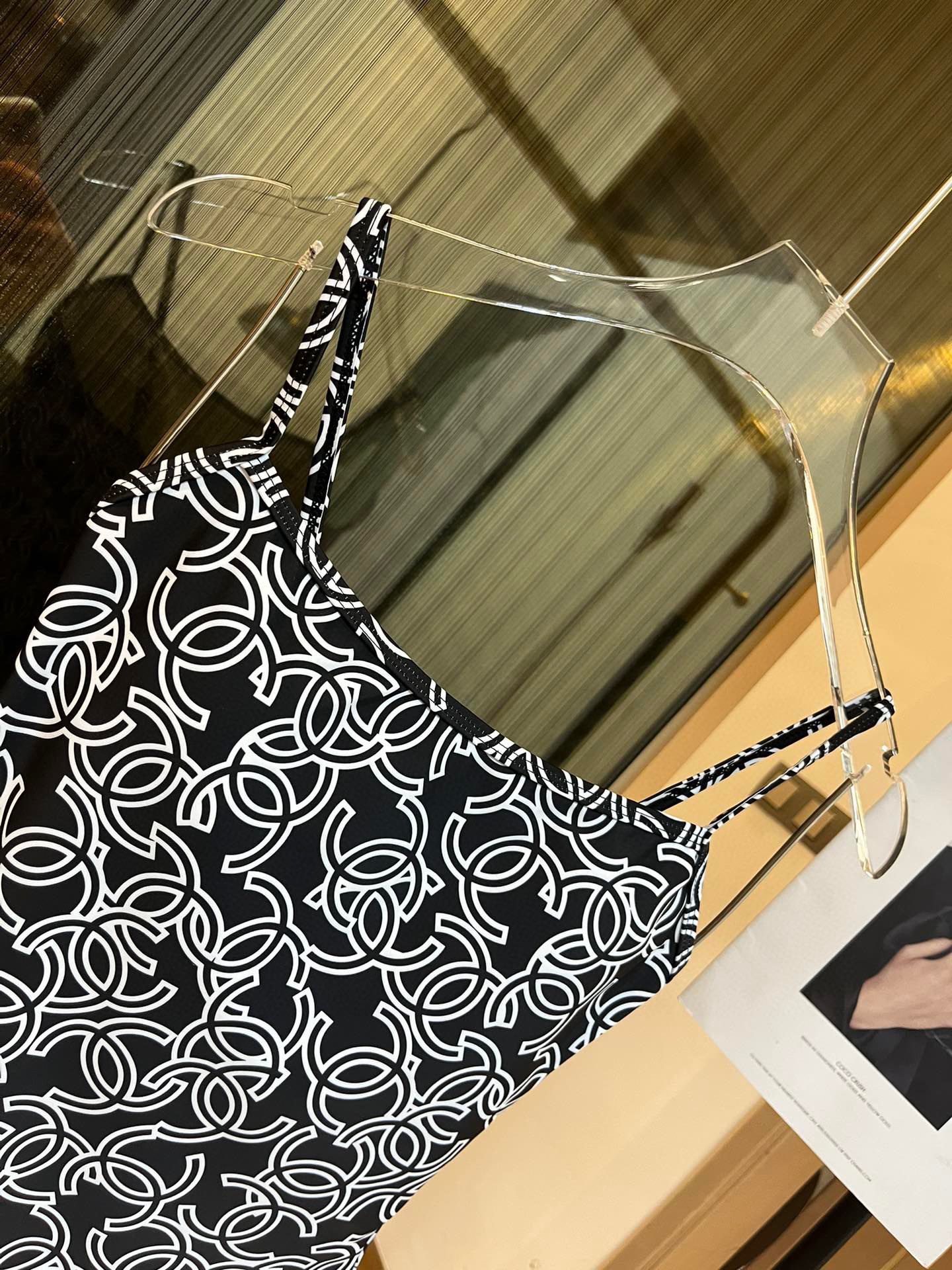 CHANEL One-piece swimming costume