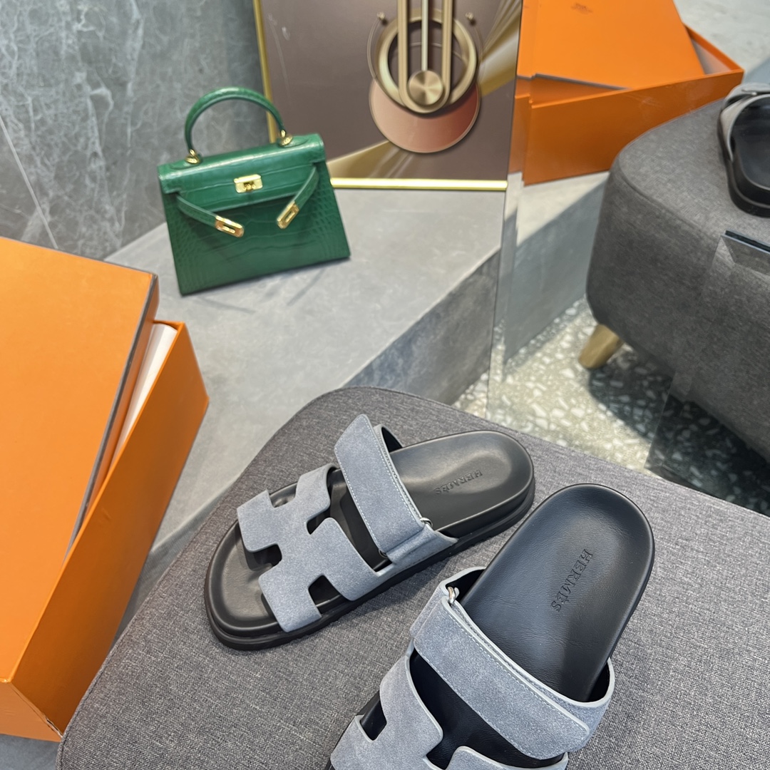 Hermes spring and summer sandals series couple models classic models