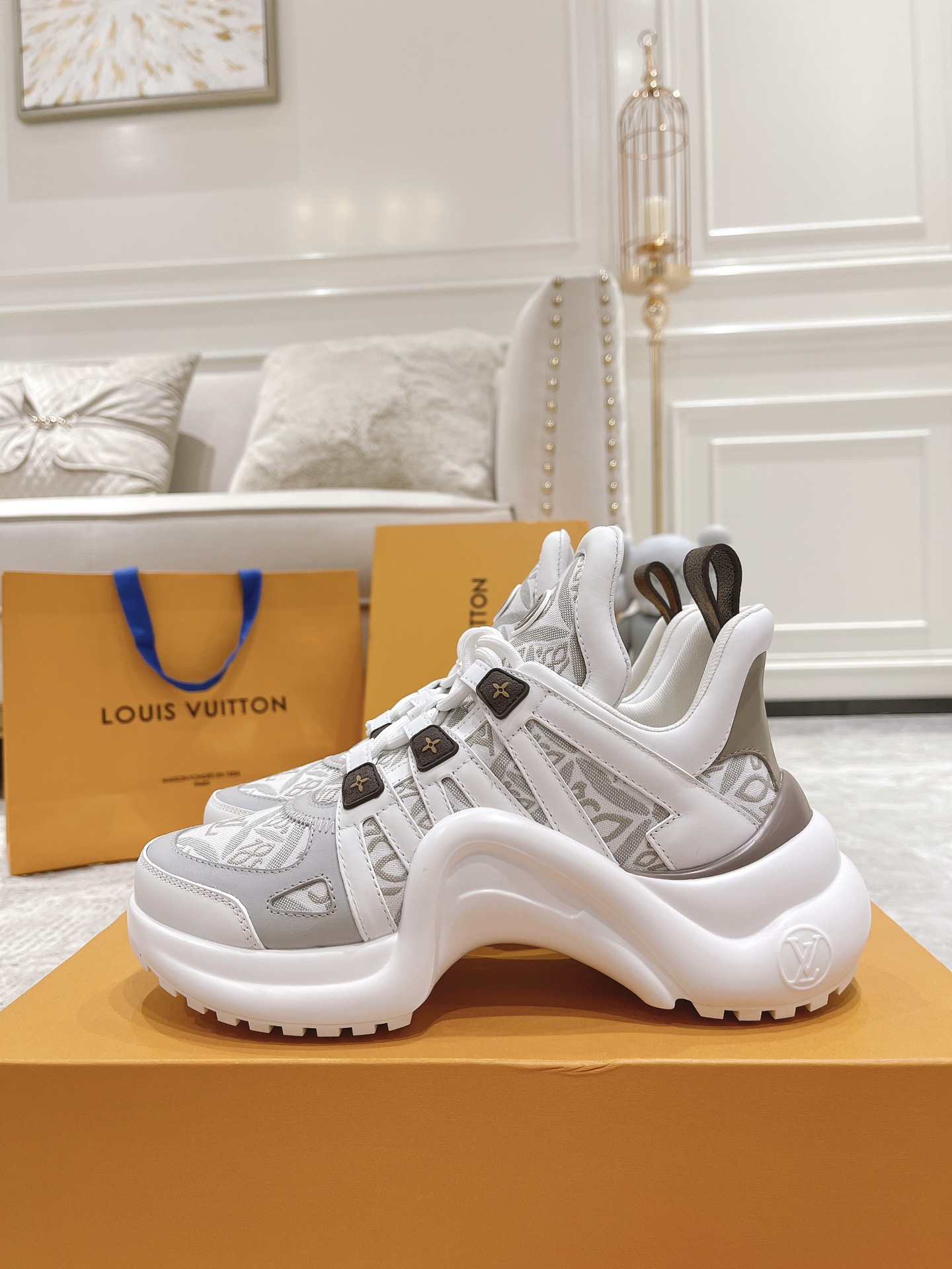 Louis Vuitton Archlight Donkey Brand Louis Vuitton Casual Sports Dad Shoes