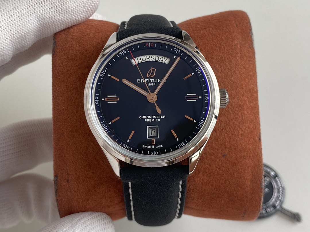 Breitling - Puia Automatic 316L steel CNC polished to perfection