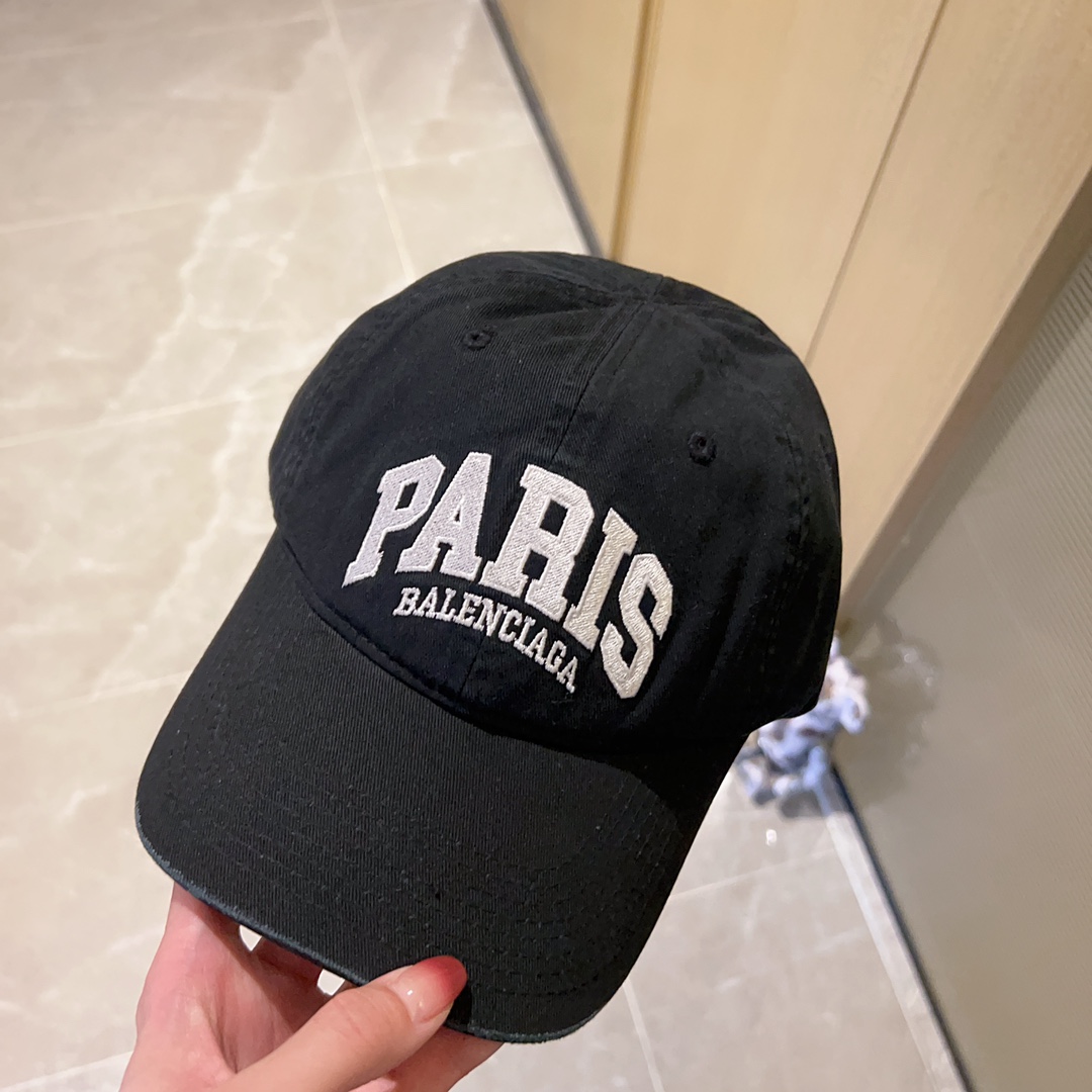 [Balenciaga] 2023 new style embroidered baseball cap