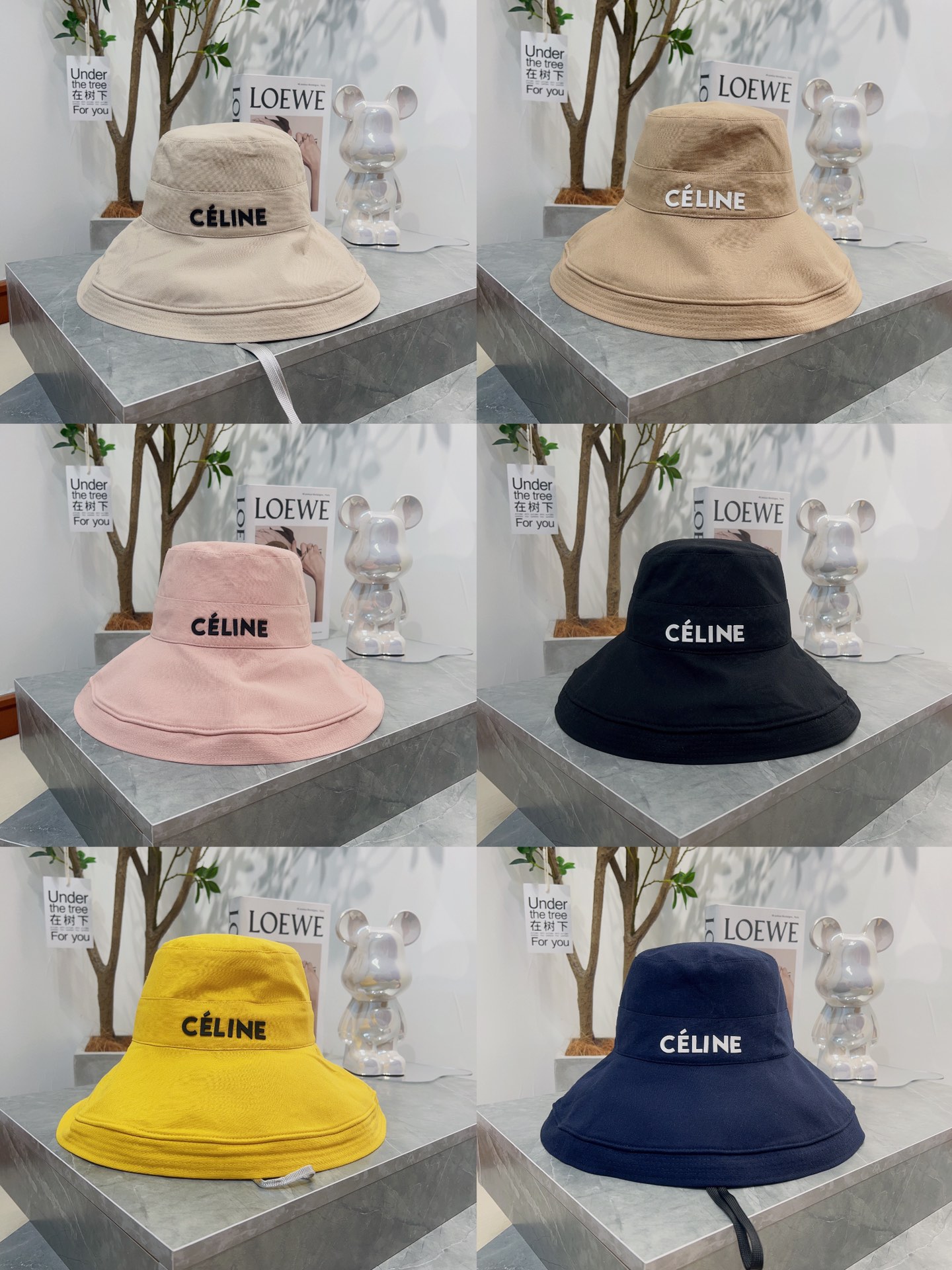 Celine-simple fisherman hat Classic customized special, fresh