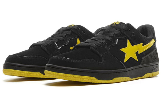 A Bathing Bape Sk8 Sta ‘Black Yellow’ 1G70-191-031