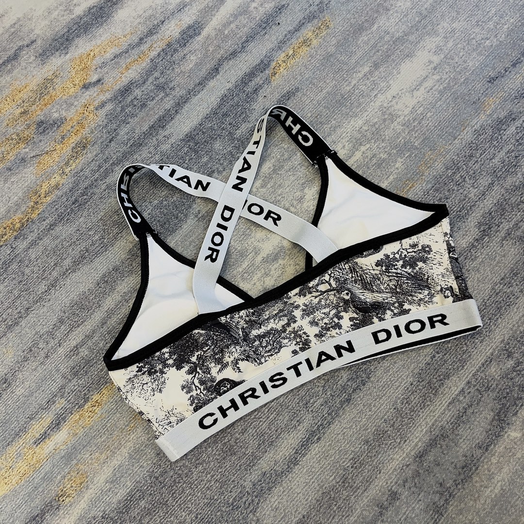 dior zoo series two piece swimsuit