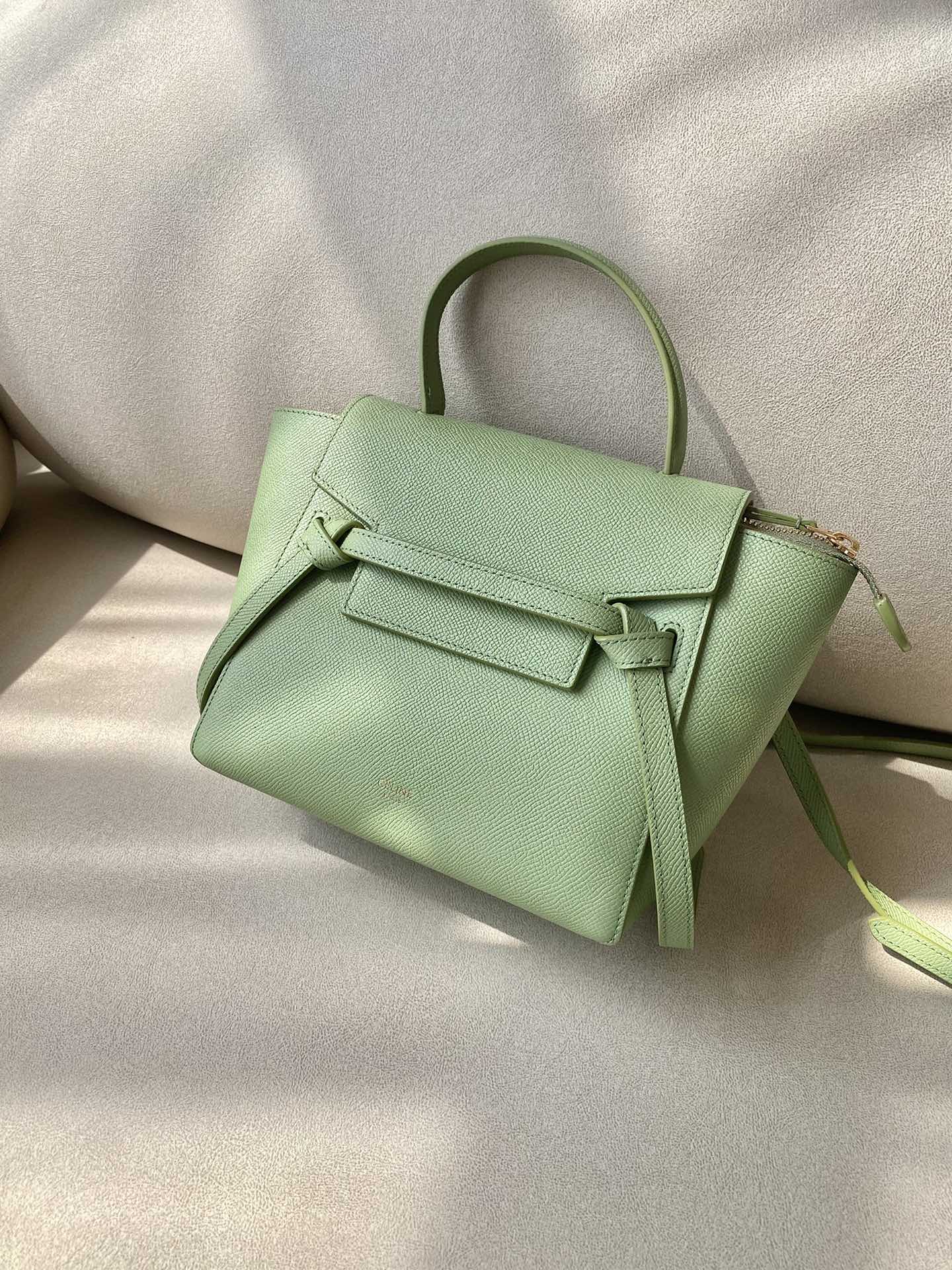 𝐂𝐞𝐥𝐢𝐧𝐞 Belt Bag Catfish Bag Small Grained Calfskin