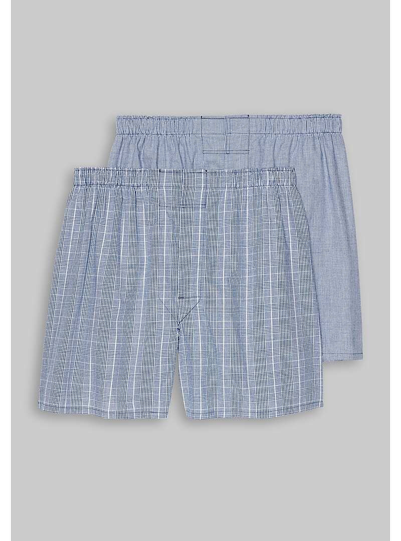 Jos. A. Bank Plaid Woven Boxers, 2-Pack#82CL