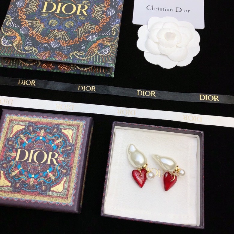 Dior stud earrings