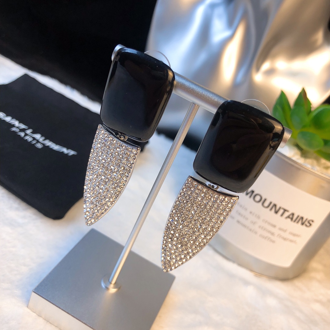 Saint Laurent YSL earrings studs