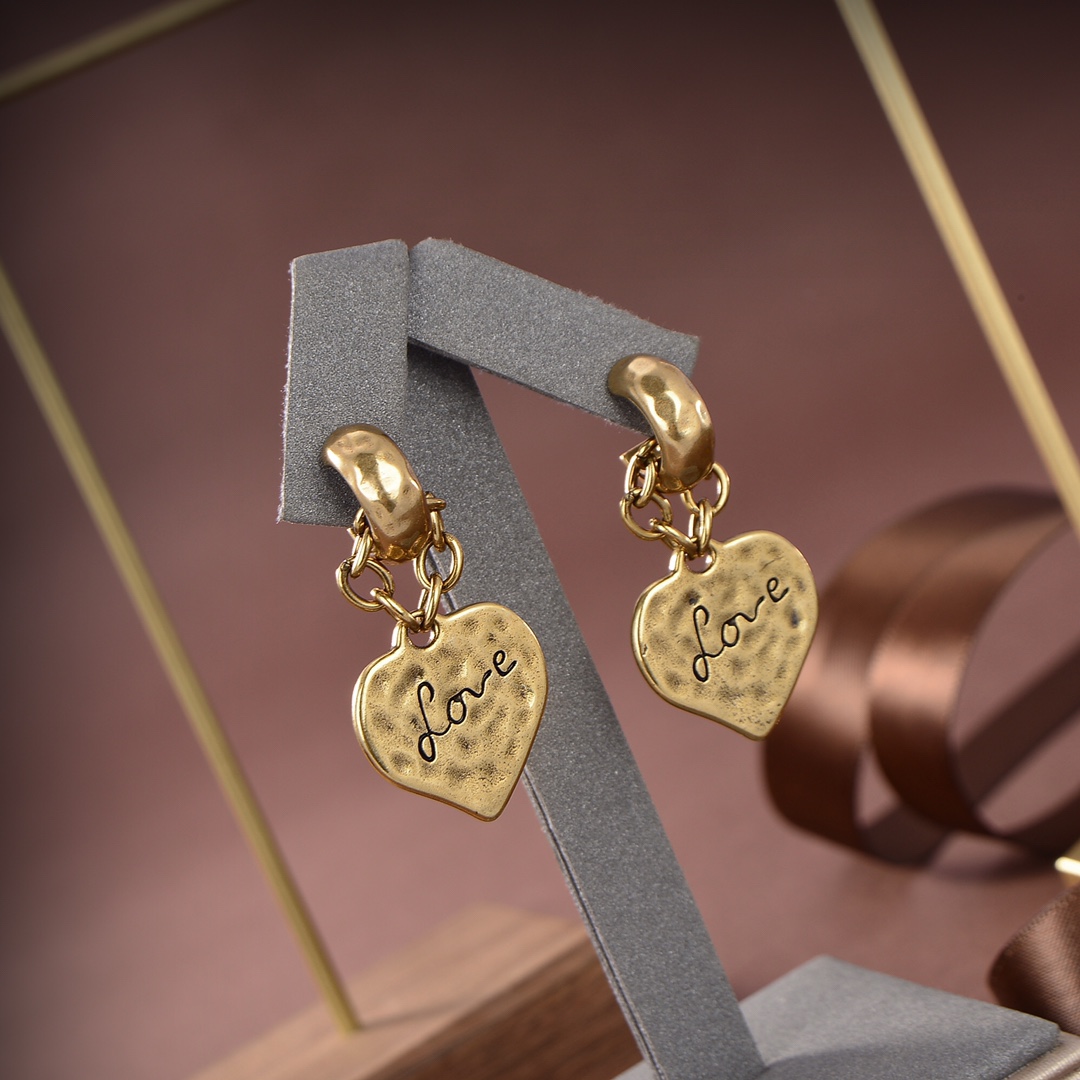 Saint Laurent YSL earrings studs