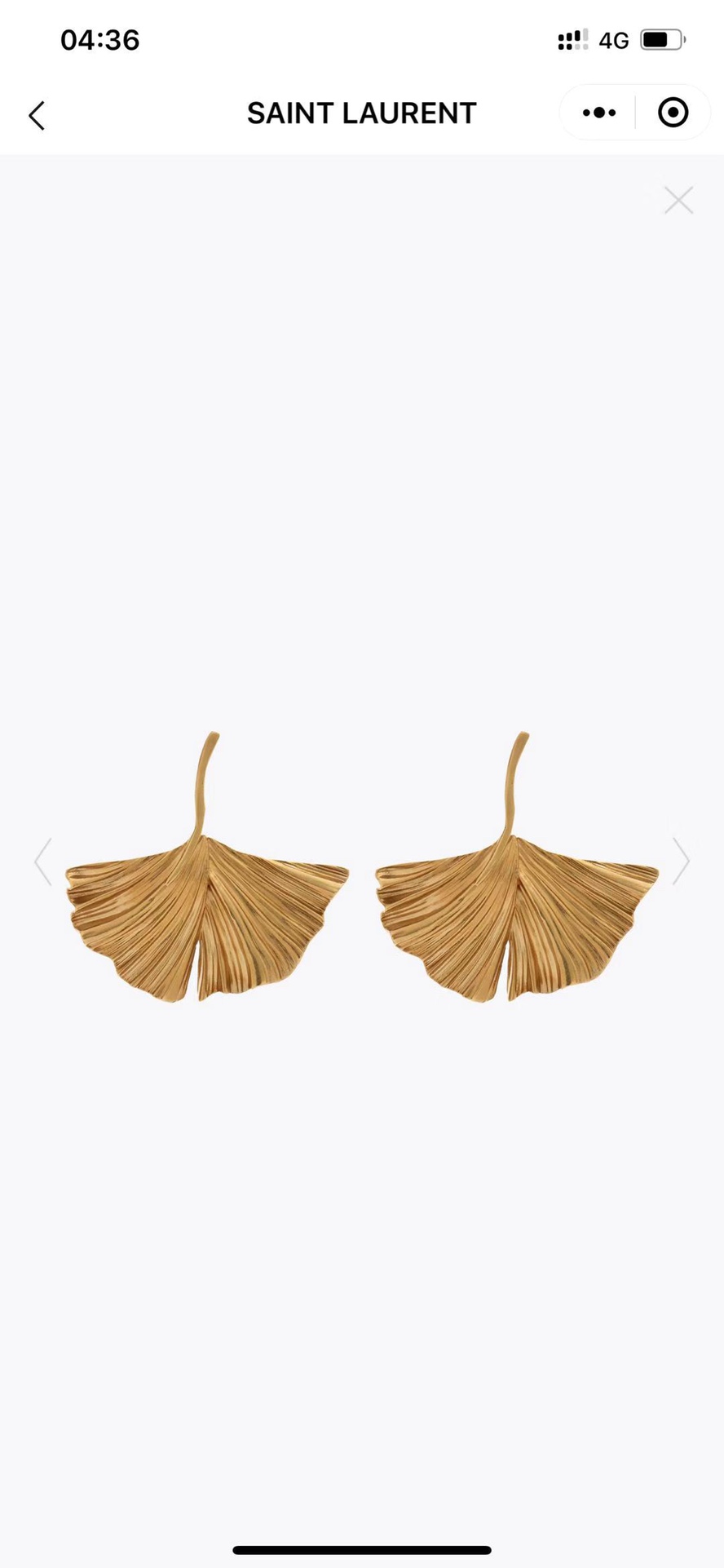 Saint Laurent YSL earrings studs
