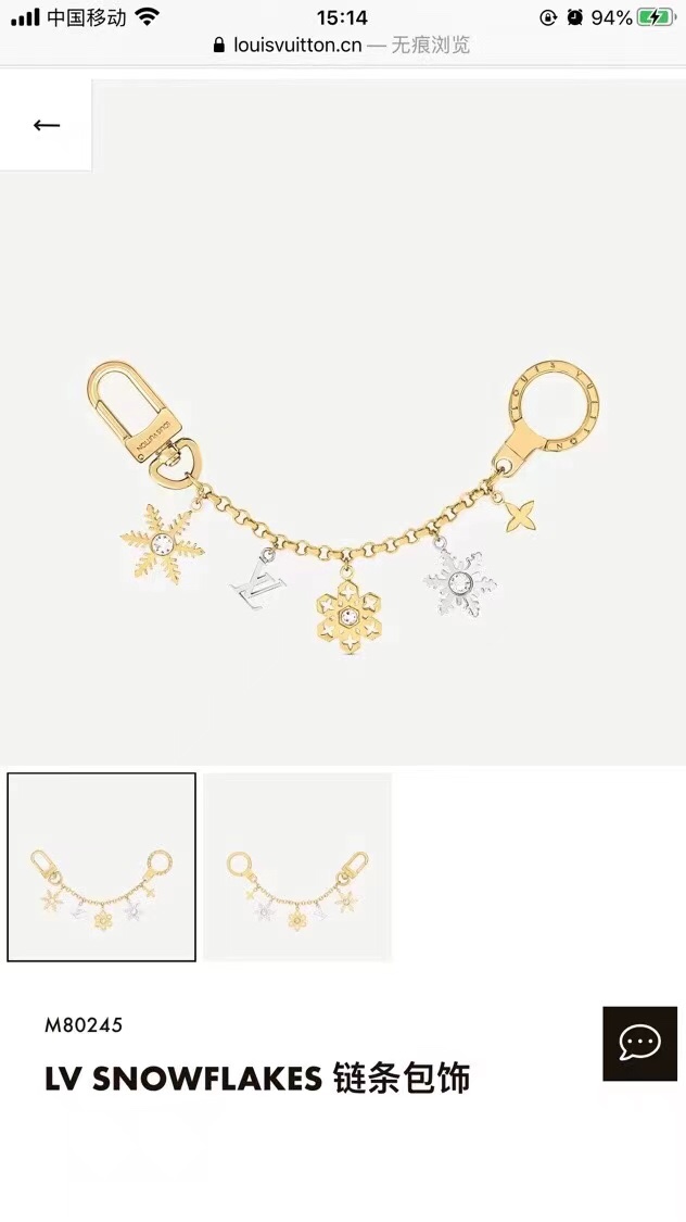 Louis Vuitton Lv Keychain Chain bag accessory