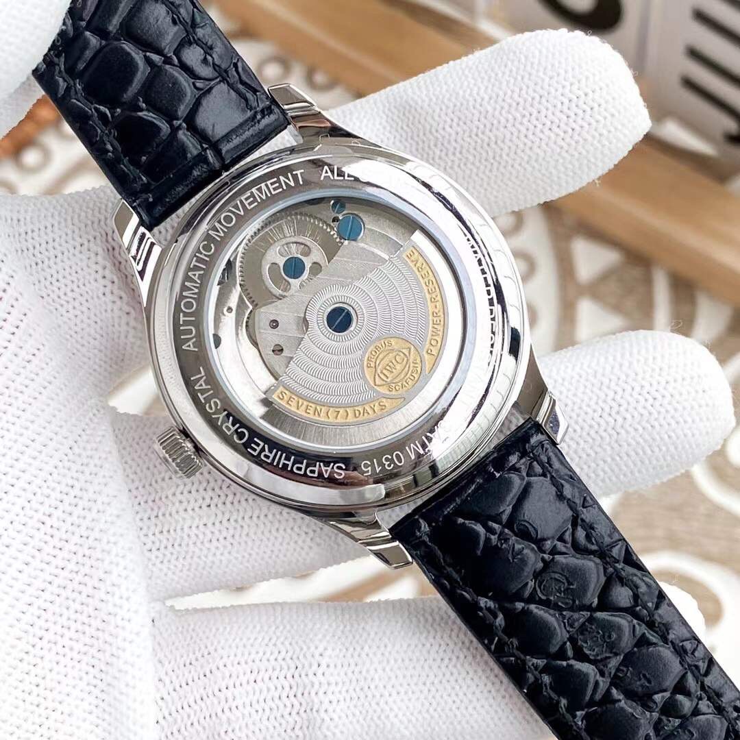 IWC- Vanguard - Men's Watch Mechanical Automatic Movement Mineralized Glass 316L Stainless Steel Case