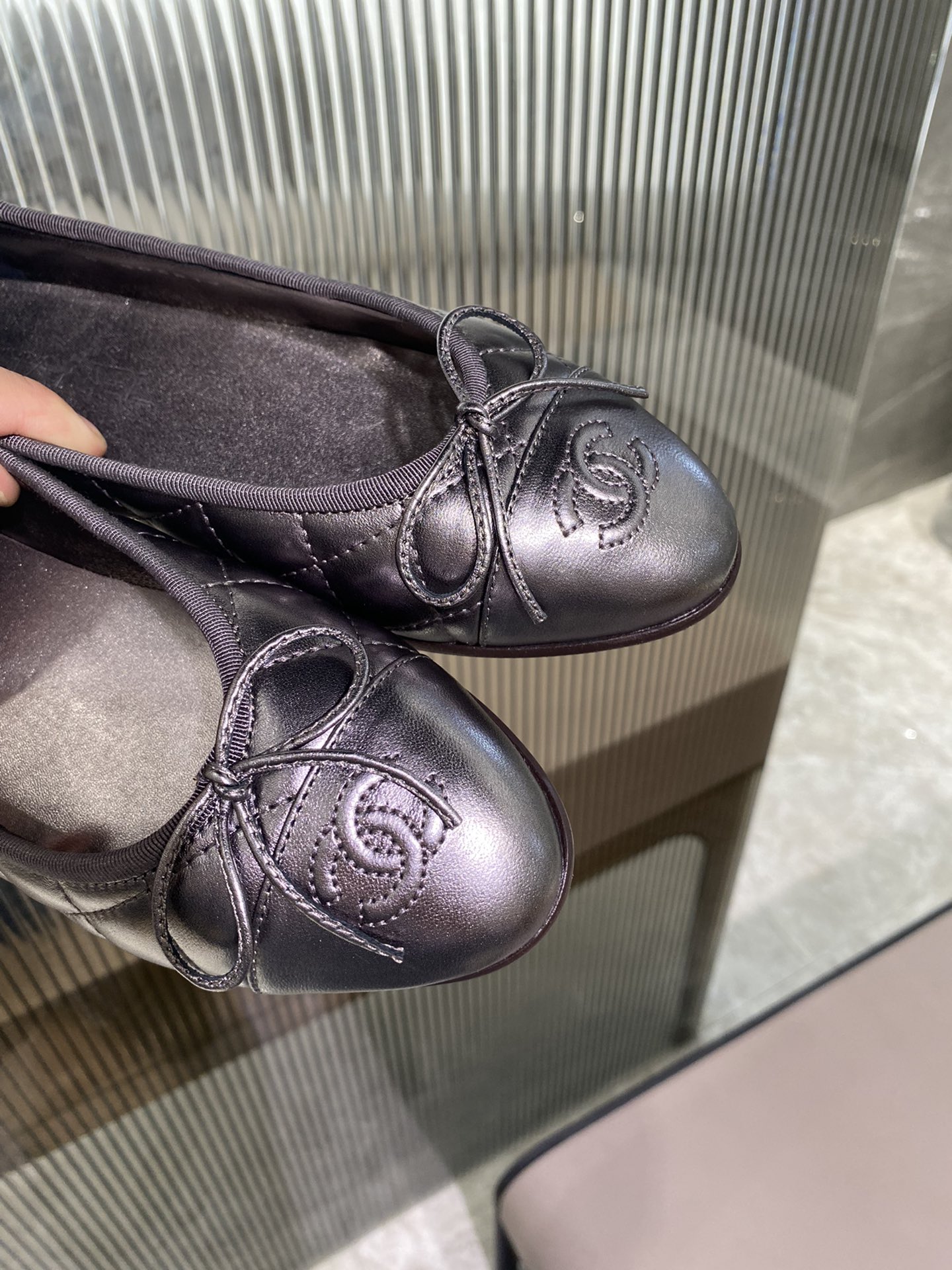 CHANEL ballet shoes Imported custom leather Italy imported leather outsole