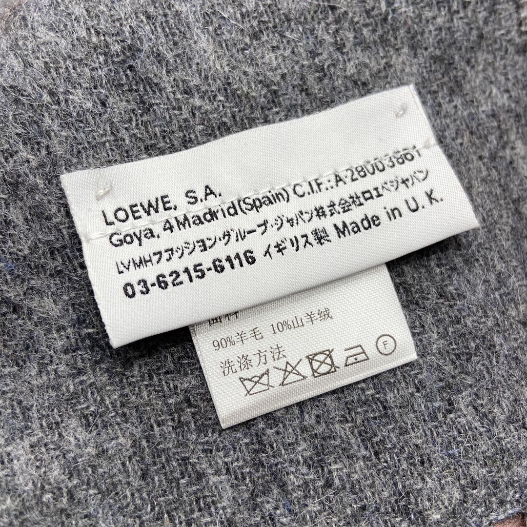 𝐋𝐎𝐄𝐖𝐄 Classic basic scarf for men and women 90% wool 10% cashmere