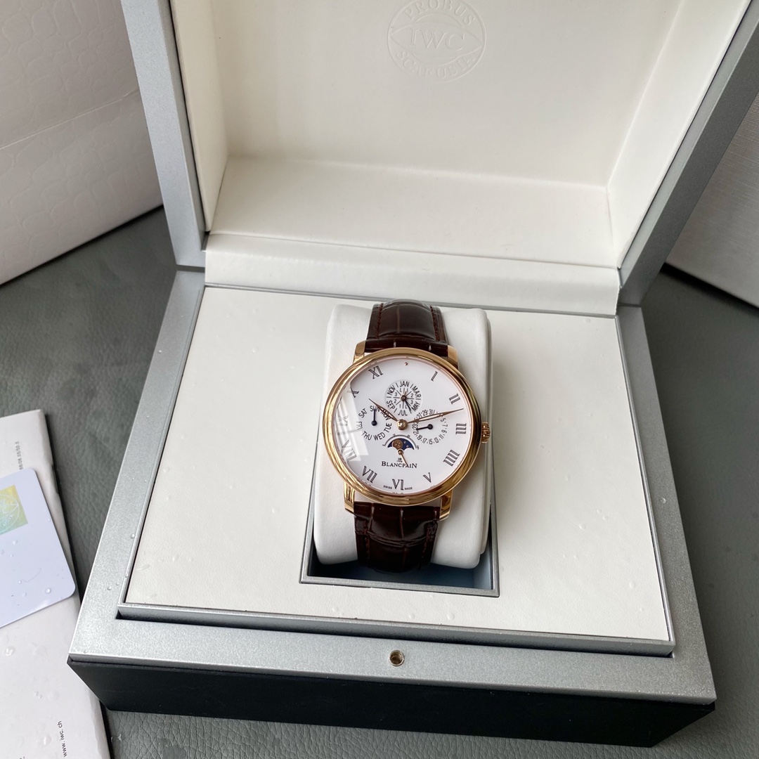 Blancpain - Classic Blancpain 6656 Automatic Mechanical Watch with Cal.5954 Custom Movement