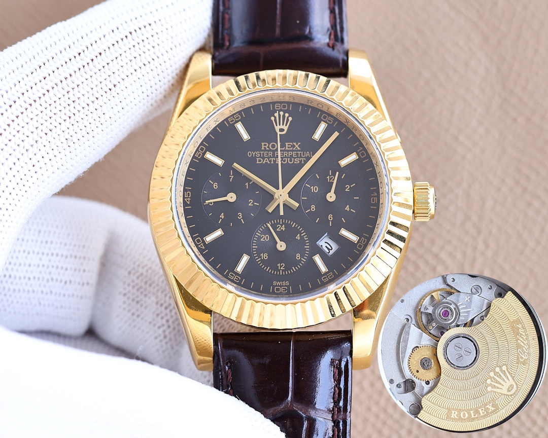 Rolex . The bezel adopts 48 Slovak diamonds