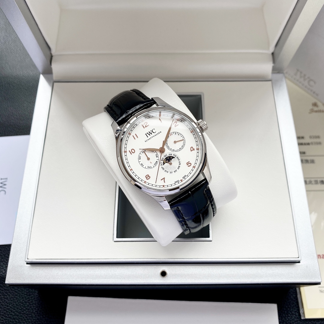 IWC- Vanguard - Men's Watch Mechanical Automatic Movement Mineralized Glass 316L Stainless Steel Case