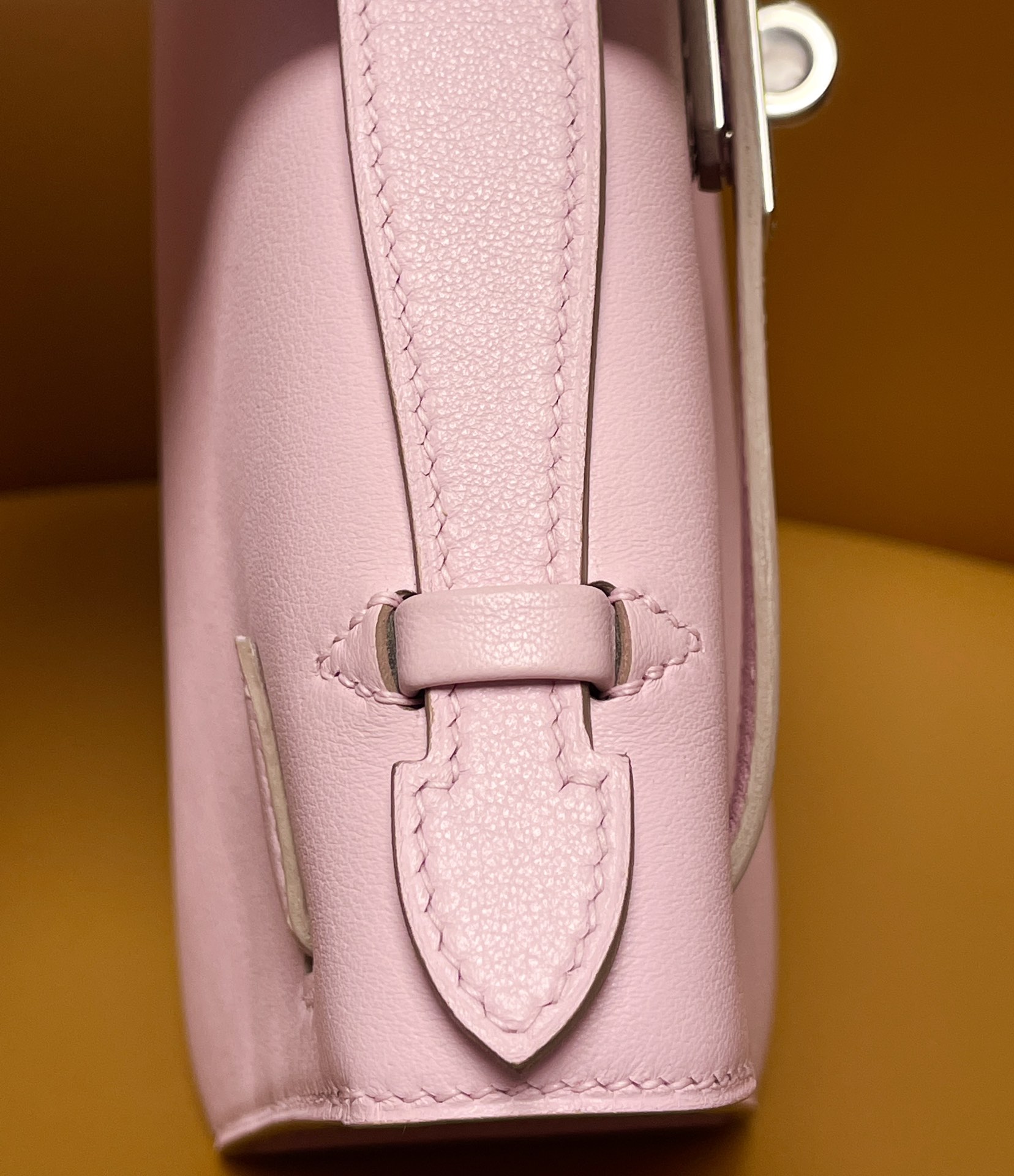 Mini kelly generation baby powder swift silver buckle