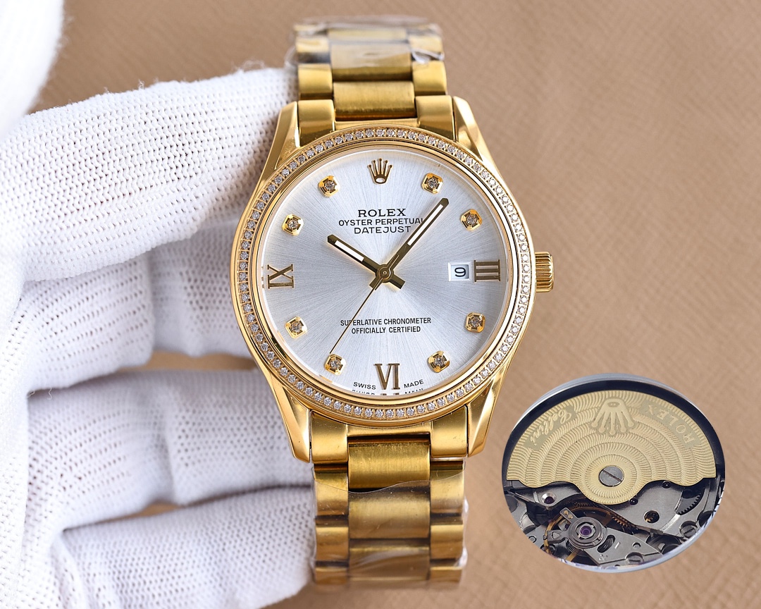 Rolex sapphire glass mirror