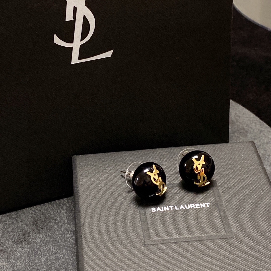 Saint Laurent YSL earrings studs
