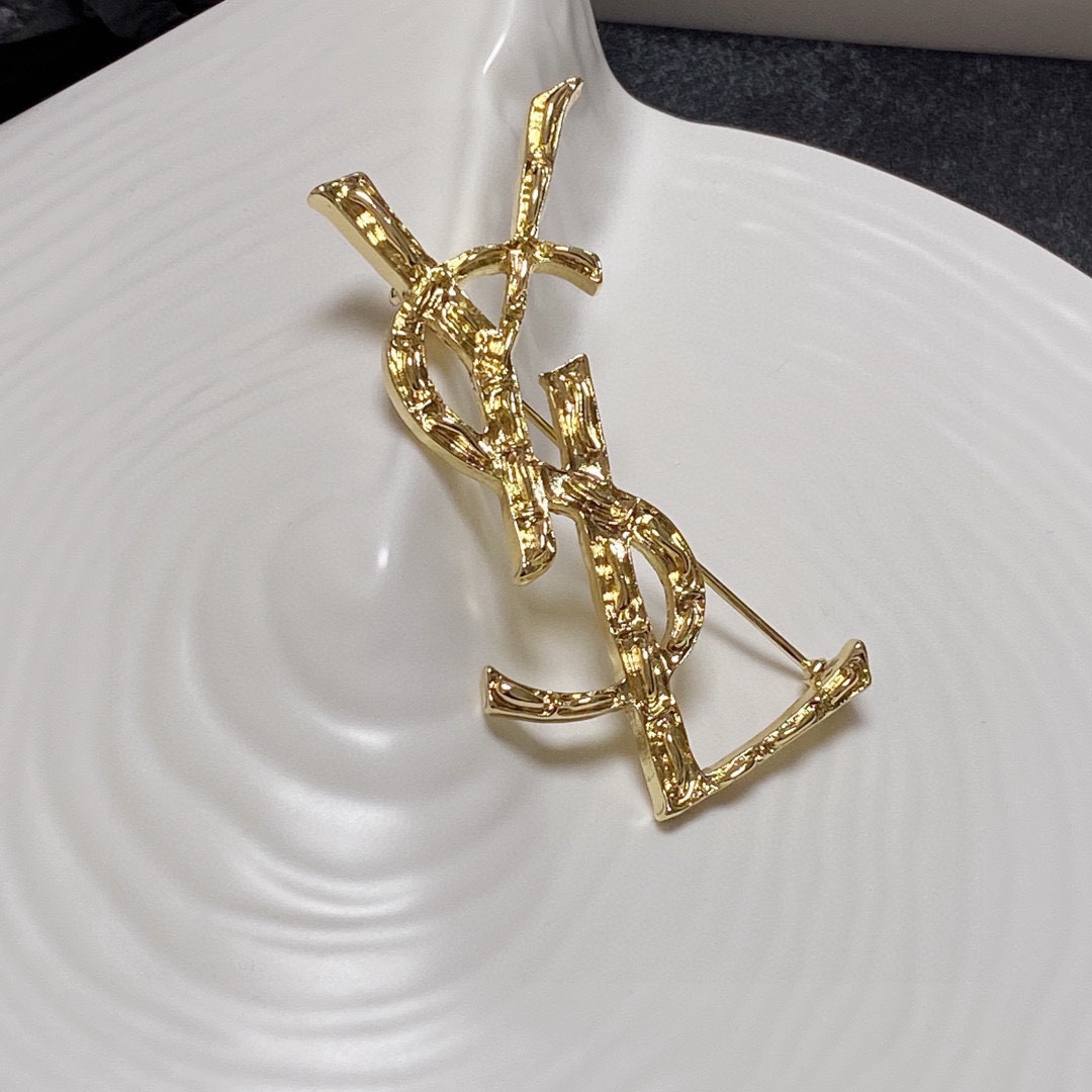 Saint Laurent YSL brooch