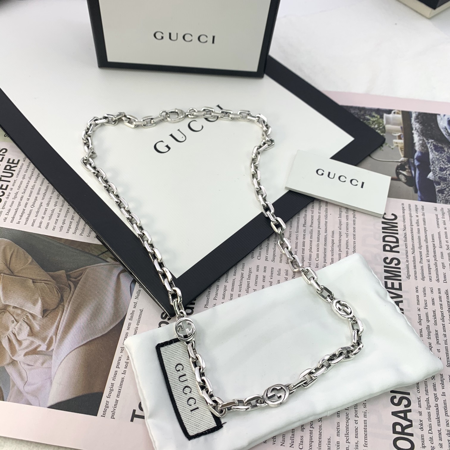 𝐆𝐮𝐜𝐜𝐢 Double G Necklace