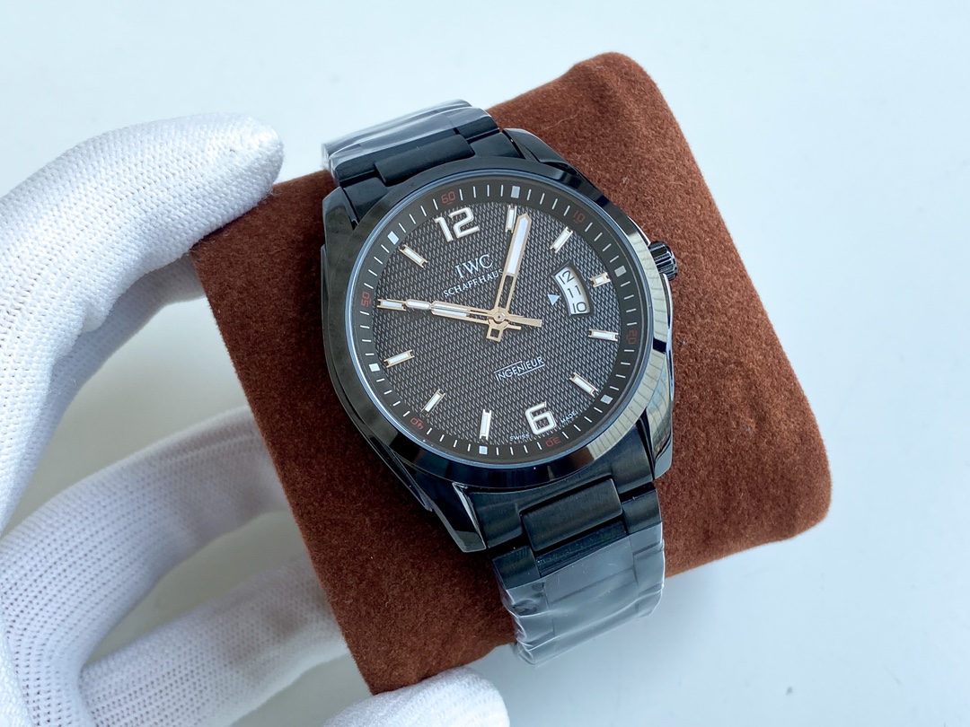 IWC- Fine men's watches Imported Citizen mechanical movement, top 316 stainless steel case and strap