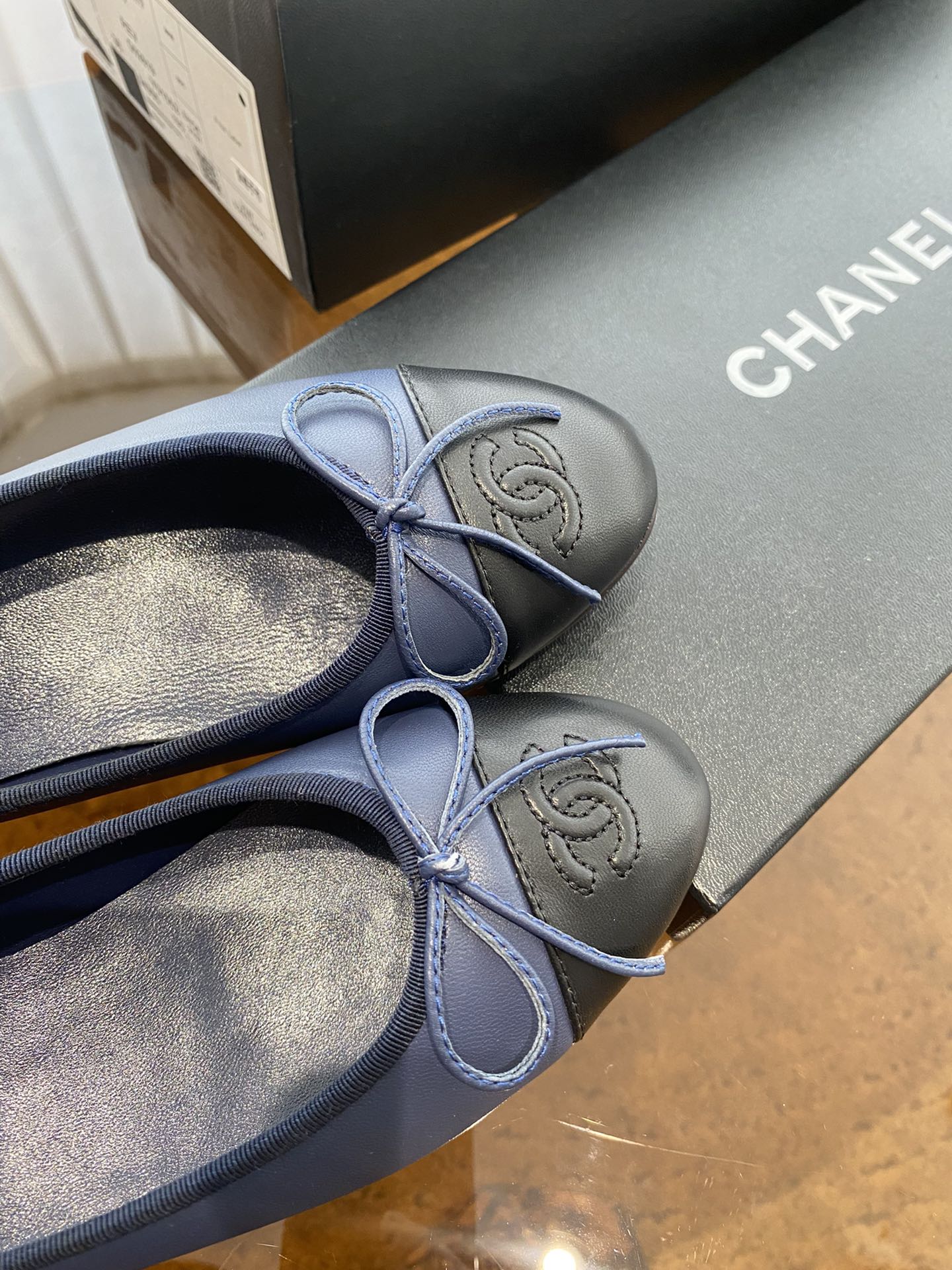 CHANEL ballet shoes Imported custom leather Italy imported leather outsole