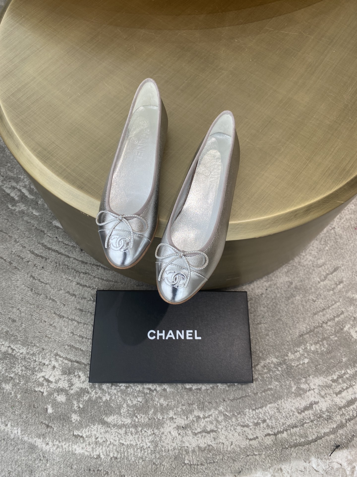 CHANEL ballet shoes Imported custom leather Italy imported leather outsole
