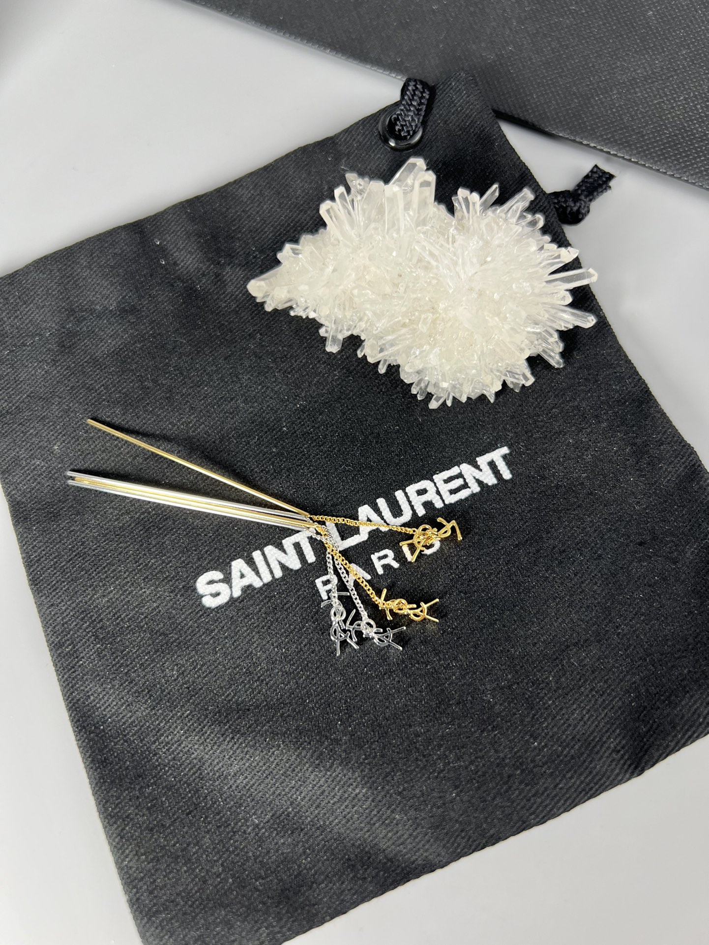 Saint Laurent YSL earrings studs