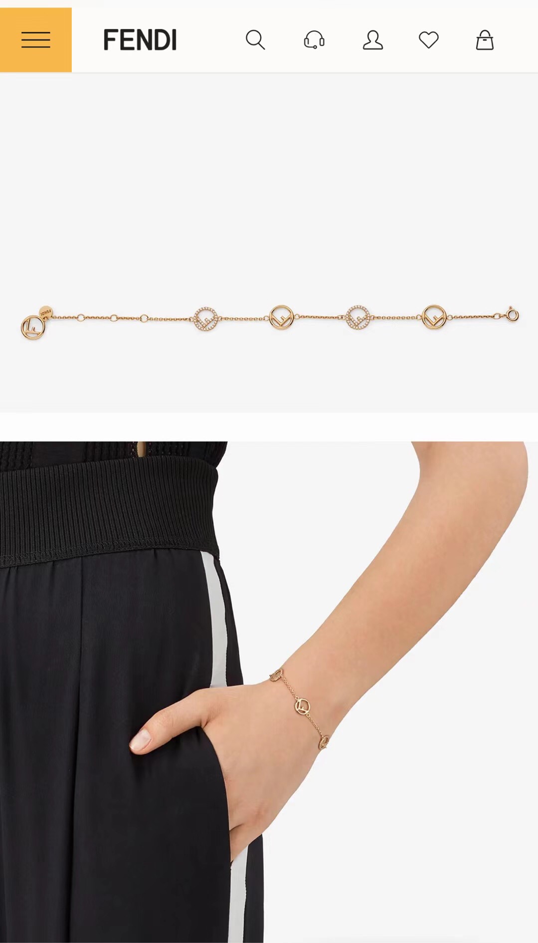 Fendi bracelets