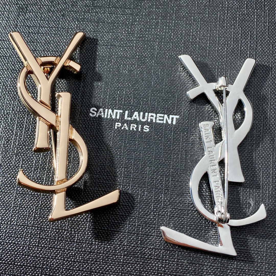 Saint Laurent YSL brooch