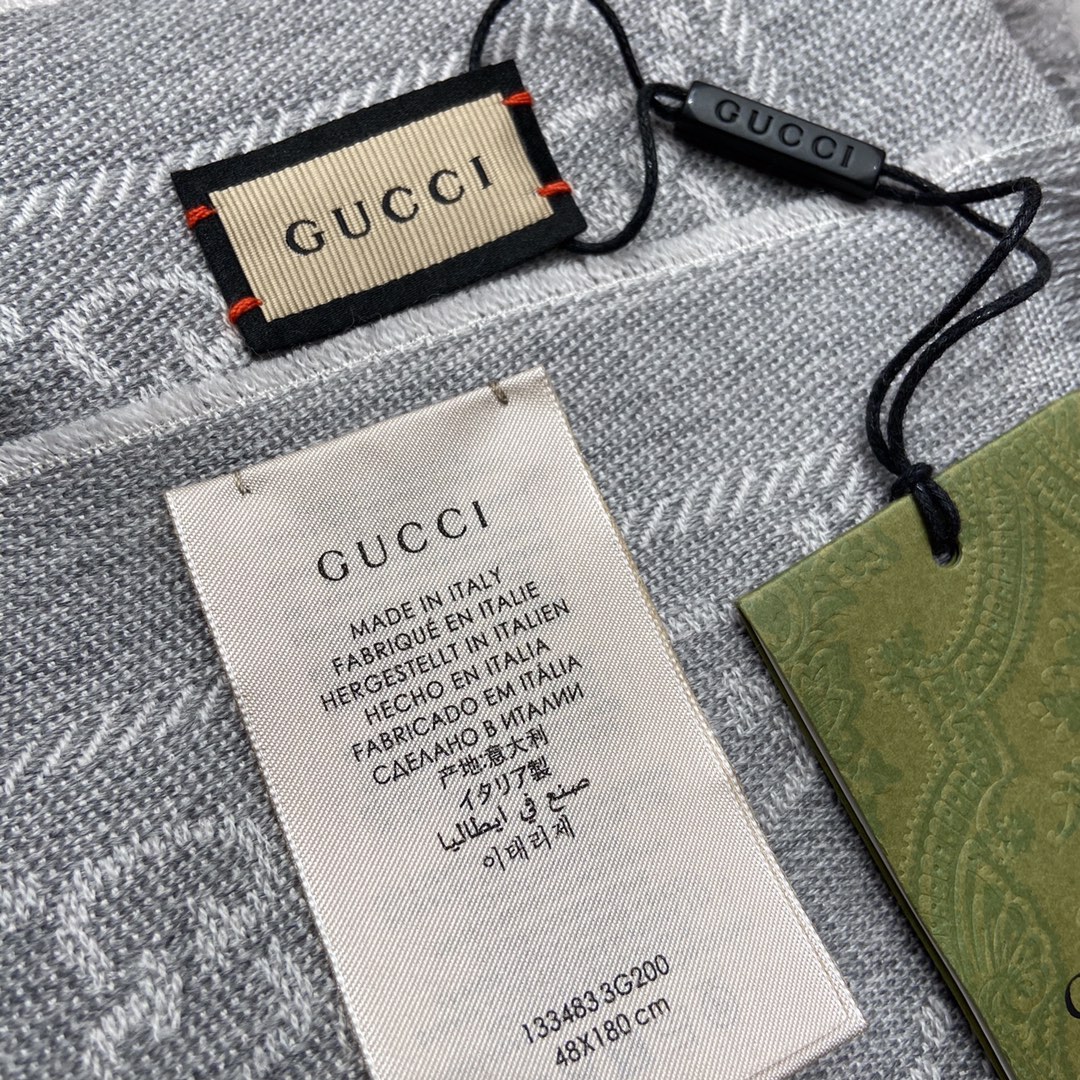 GUCCI Double-sided three-dimensional jacquard 100% wool