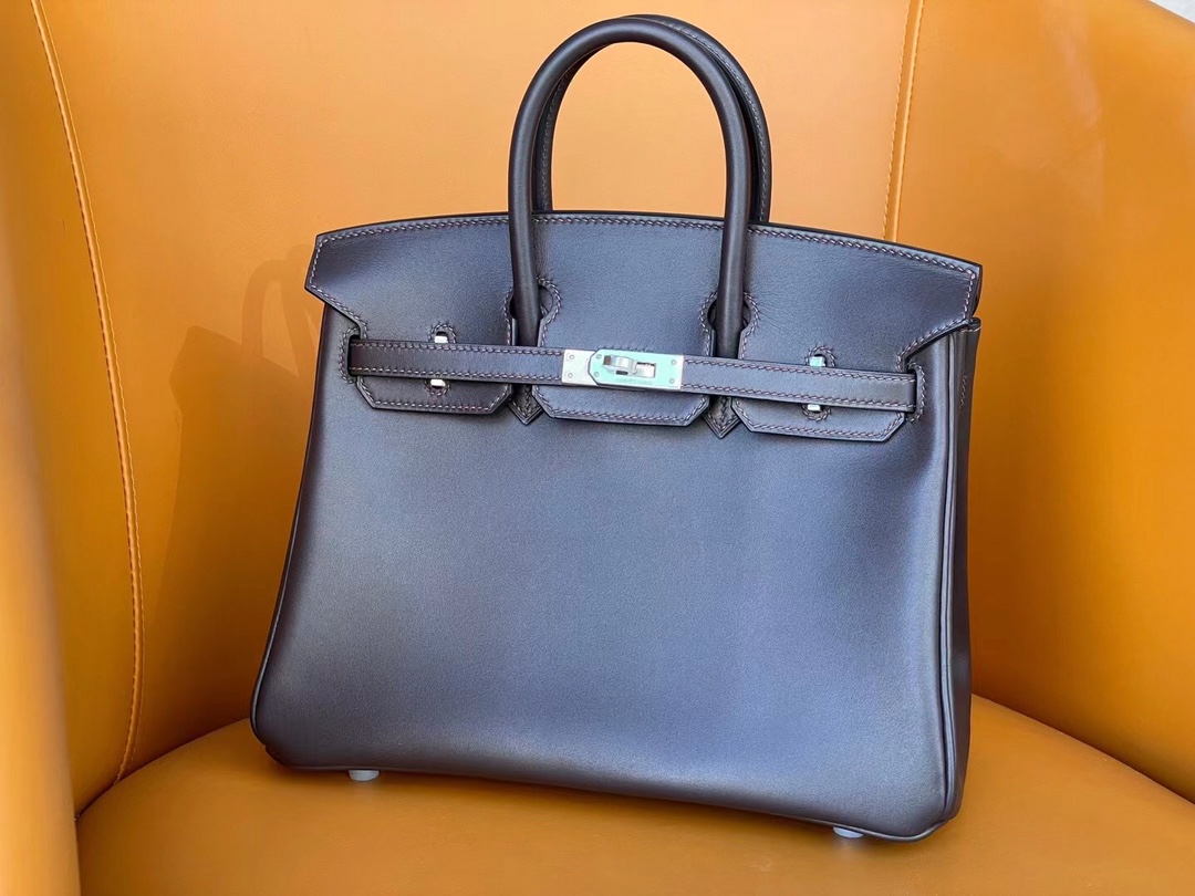 Birkin 25/30 box leather coffee color