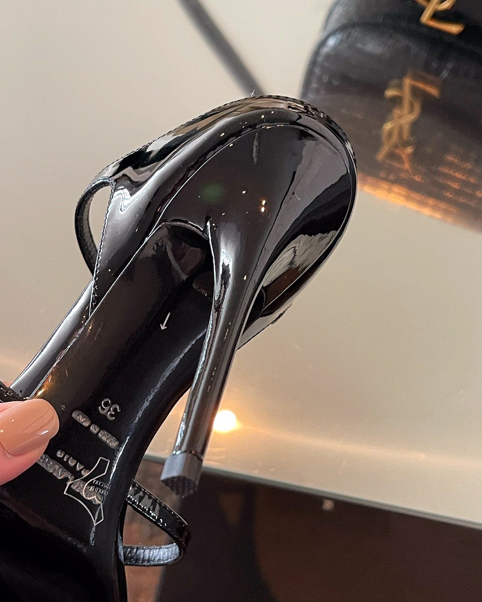 𝙎𝙖𝙞𝙣𝙩 𝙇𝙖𝙪𝙧𝙚𝙣𝙩 | 𝟐𝟎𝟐𝟐/𝐒𝐒 𝐧𝐞𝐰 YSL｜Early spring new high heels Italian leather outsole