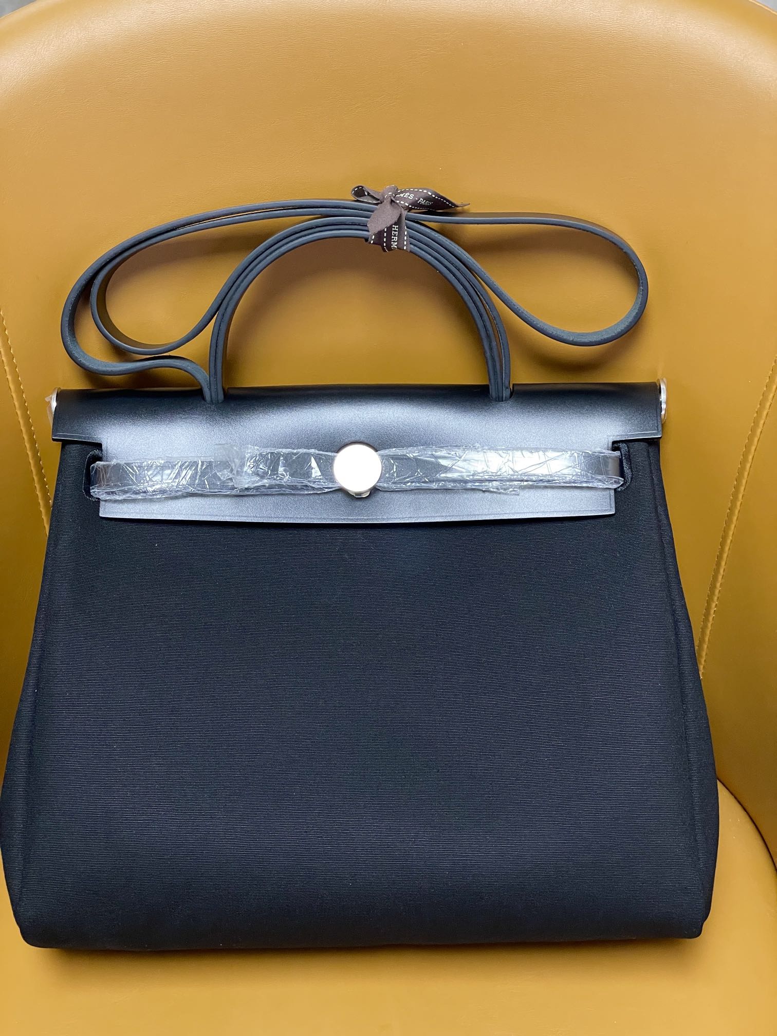 Herbag31 inside seam black silver buckle
