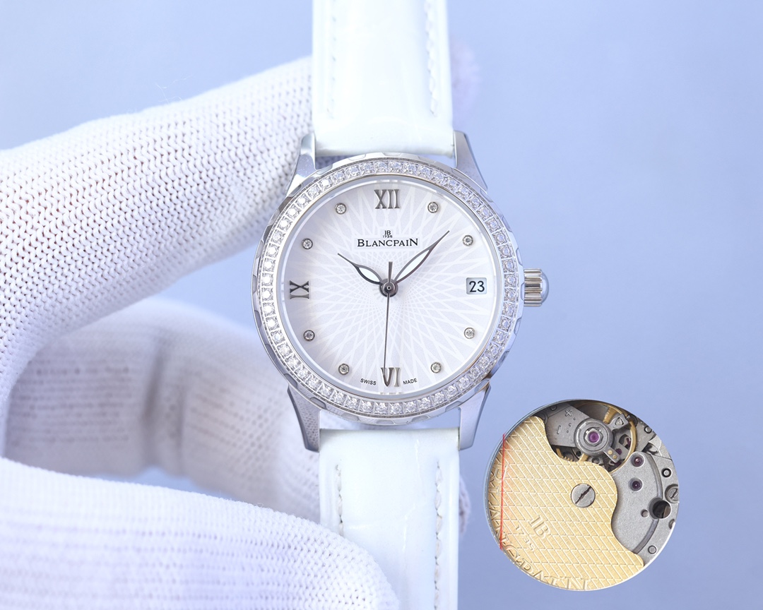 Blancpain - Fashion Women's Watch Night Time Super Luminous High-end Mother-of-Pearl Dial