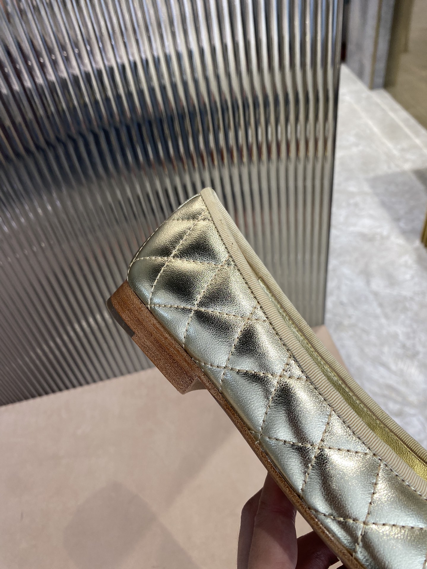 CHANEL ballet shoes Imported custom leather Italy imported leather outsole