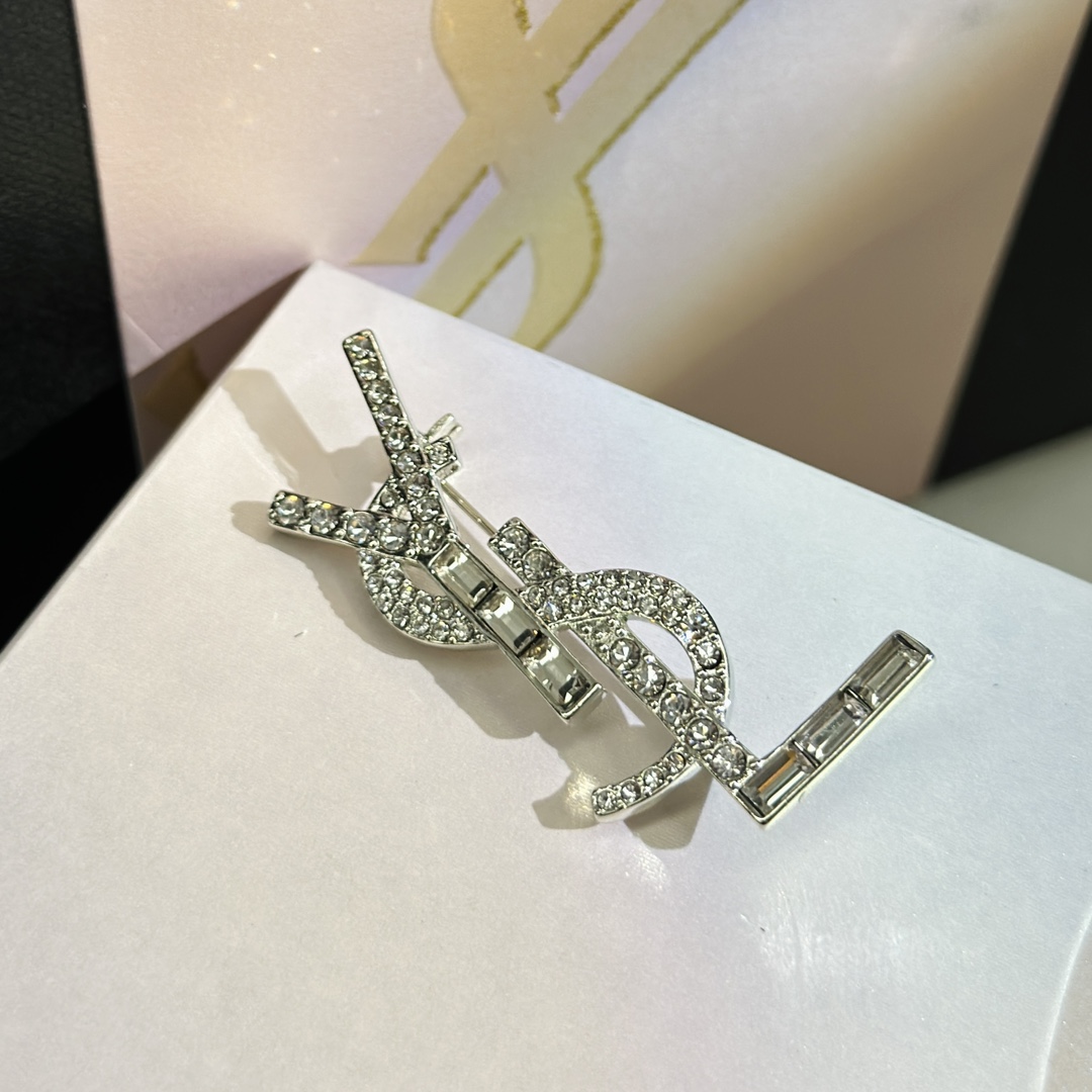 Saint Laurent YSL brooch