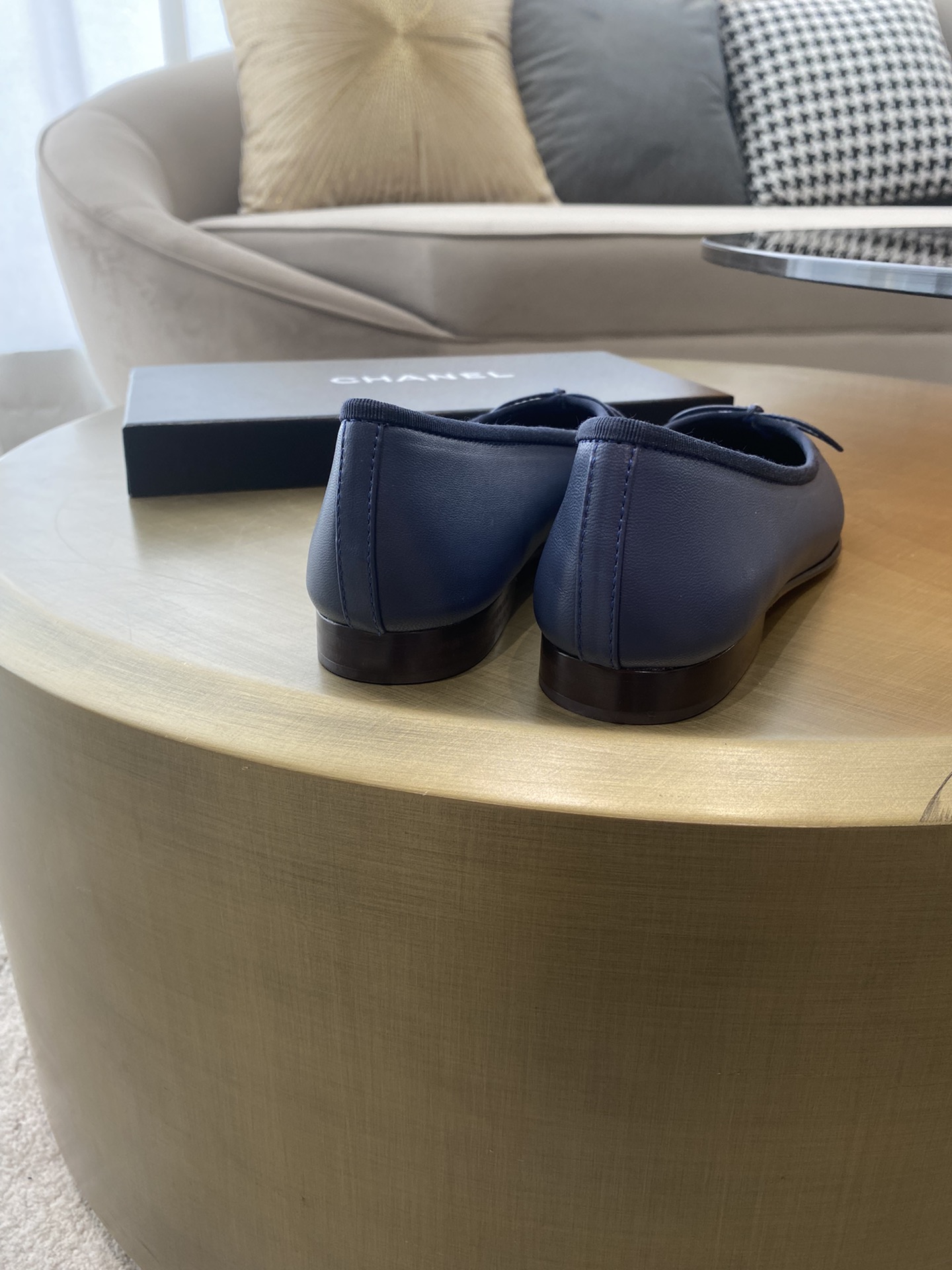 CHANEL ballet shoes Imported custom leather Italy imported leather outsole