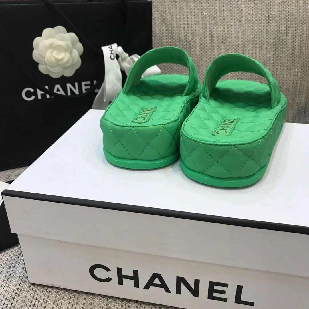 CHANEL 2022 early spring latest honey slippers fashion versatile series imported sheepskin cushioned feet